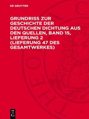 cover image of (Lieferung 47 des Gesamtwerkes)